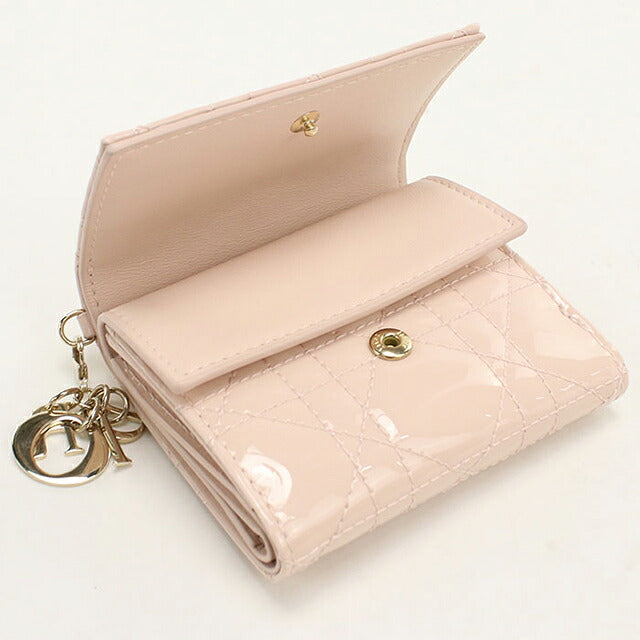 中古 ディオール 三つ折り財布 三折財布 コンパクト レディース
