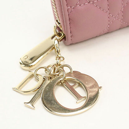 中古 ディオール 長財布ラウンドファスナー レディース ブランド Dior レディディオール ヴォワヤジュール S0007ONMJ ピンク USDCD116827011