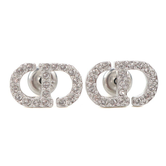 中古 ディオール ピアス レディース ブランド Dior  Petit CDミニ スタッド E3045WOMCY_D001 シルバー アクセサリー USDCD117403011