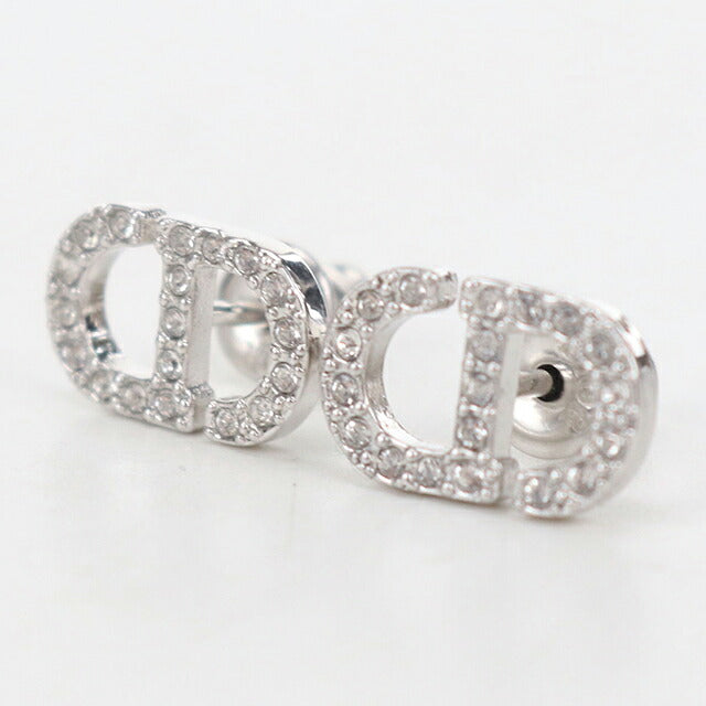 中古 ディオール ピアス レディース ブランド Dior  Petit CDミニ スタッド E3045WOMCY_D001 シルバー アクセサリー USDCD117403011