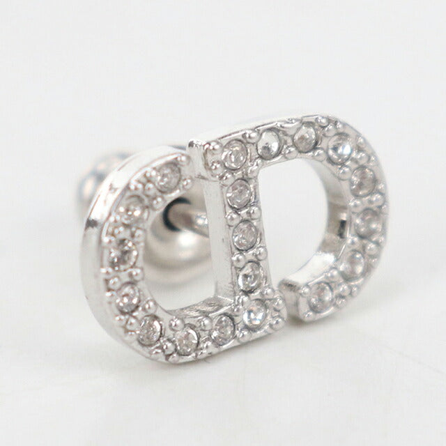 中古 ディオール ピアス レディース ブランド Dior  Petit CDミニ スタッド E3045WOMCY_D001 シルバー アクセサリー USDCD117403011