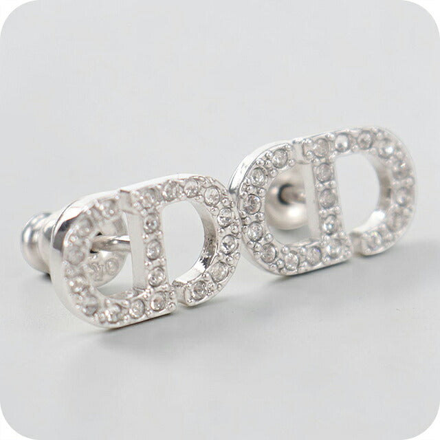 中古 ディオール ピアス レディース ブランド Dior  Petit CDミニ スタッド E3045WOMCY_D001 シルバー アクセサリー USDCD117403011