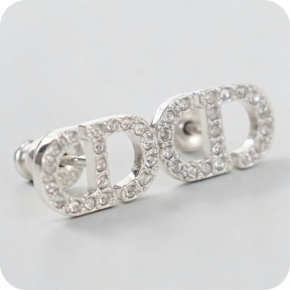 中古 ディオール ピアス レディース ブランド Dior  Petit CDミニ スタッド E3045WOMCY_D001 シルバー アクセサリー USDCD117403011