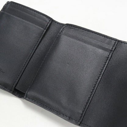 中古 ディオール 三つ折り財布 三折財布 コンパクト レディース ブランド Dior レディディオール ロータス ウォレット S0181ONMJ_M900 ブラック USDCD117444011