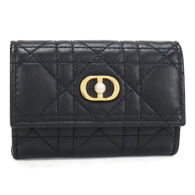 中古 ディオール 小銭入れ レディース ブランド Dior ディオール ジョリー グリシン ウォレット S3102UNJB_M900 ブラック USDCD117556011
