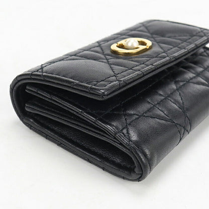 中古 ディオール 小銭入れ レディース ブランド Dior ディオール ジョリー グリシン ウォレット S3102UNJB_M900 ブラック USDCD117556011