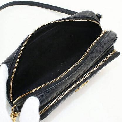 二手 Dior 斜挎单肩包女装品牌 Dior Dior Caro 双袋皮革 S7431UBAE 黑色 USDCD117622011