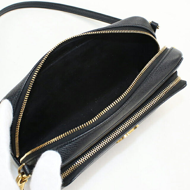 二手 Dior 斜挎单肩包女装品牌 Dior Dior Caro 双袋皮革 S7431UBAE 黑色 USDCD117622011