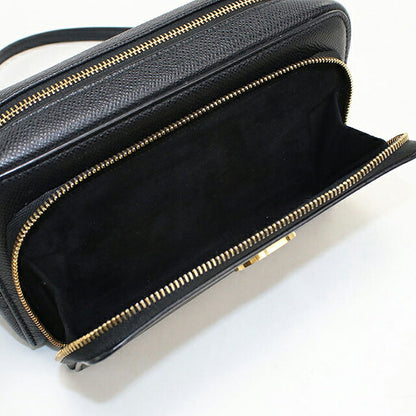 二手 Dior 斜挎单肩包女装品牌 Dior Dior Caro 双袋皮革 S7431UBAE 黑色 USDCD117622011