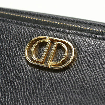 二手 Dior 斜挎单肩包女装品牌 Dior Dior Caro 双袋皮革 S7431UBAE 黑色 USDCD117622011