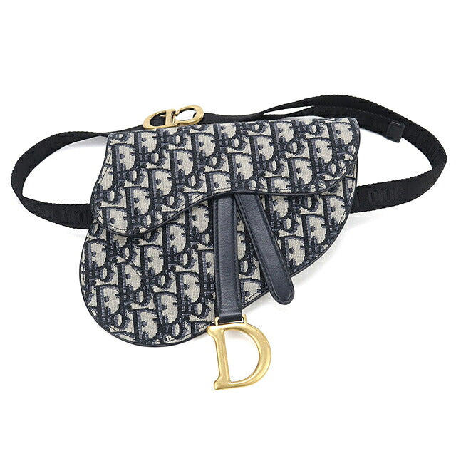 中古 ディオール ボディバッグ レディース ブランド Dior サドル  ネイビー USDCD117765011