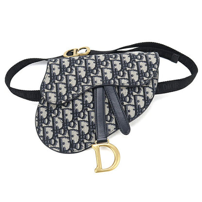 中古 ディオール ボディバッグ レディース ブランド Dior サドル  ネイビー USDCD117765011