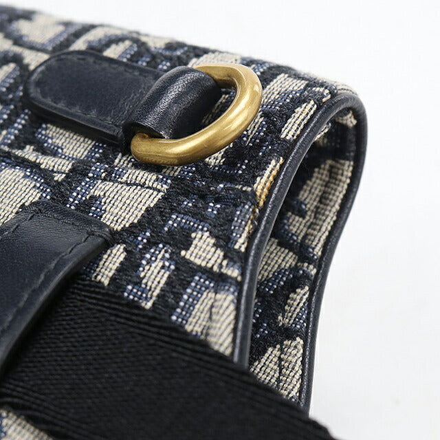 中古 ディオール ボディバッグ レディース ブランド Dior サドル  ネイビー USDCD117765011