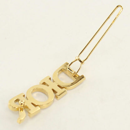 Used Dior Hair Clip Ladies Brand Dior Rhinestone Hair Clip V0660DVOCY 301U Gold Hair Accessory USDCD118008011