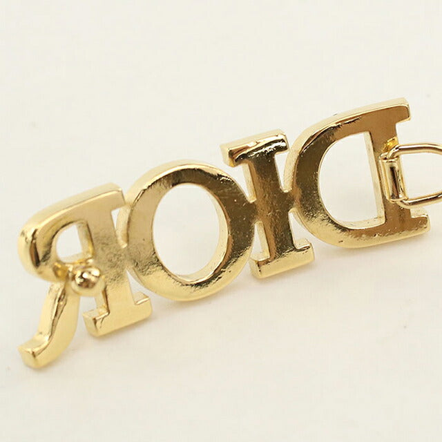 Used Dior Hair Clip Ladies Brand Dior Rhinestone Hair Clip V0660DVOCY 301U Gold Hair Accessory USDCD118008011