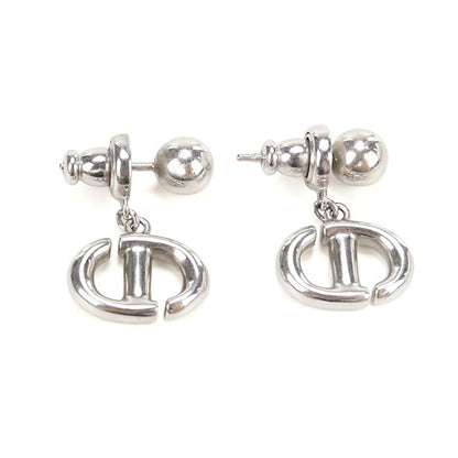 中古 ディオール ピアス レディース ブランド Dior  CD NAVY シルバー アクセサリー USDCD118236011