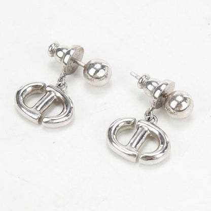 中古 ディオール ピアス レディース ブランド Dior  CD NAVY シルバー アクセサリー USDCD118236011