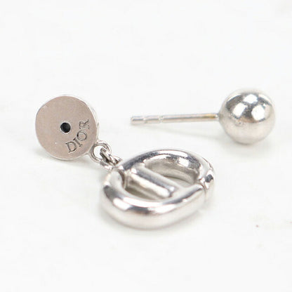 中古 ディオール ピアス レディース ブランド Dior  CD NAVY シルバー アクセサリー USDCD118236011