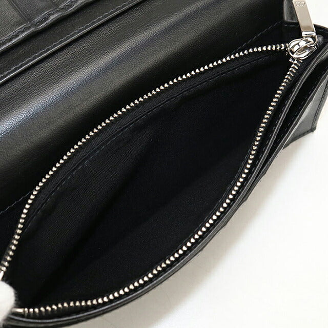 中古 ディオール 長財布二折 メンズ ブランド Dior ディオールオブリークギャラクシー 二つ折りロングウォレット ブラック USDCD118382011