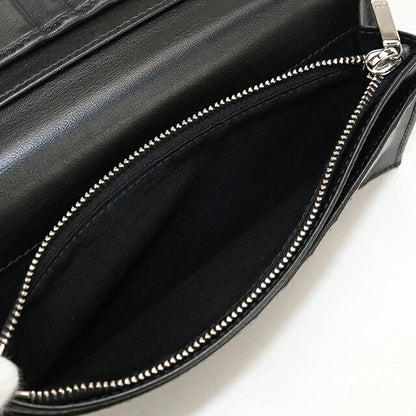 中古 ディオール 長財布二折 メンズ ブランド Dior ディオールオブリークギャラクシー 二つ折りロングウォレット ブラック USDCD118382011