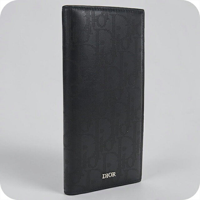 Used Dior long wallet bi-fold men&