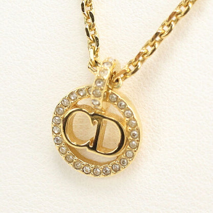 中古 ディオール ネックレス レディース ブランド Dior  ラインストーン ゴールド アクセサリー USDCD118557011
