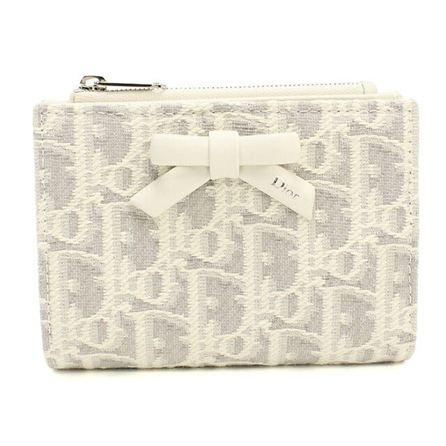 中古 ディオール 二つ折り財布 二折財布 コンパクト レディース ブランド Dior ディオール プロムナード ダリア ウォレット S2503PUQY_M074 USDCD118590011