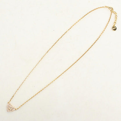 中古 ディオール ネックレス レディース ブランド Dior  ラインストーン ハート ゴールド アクセサリー USDCD119023011