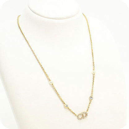 中古 ディオール ネックレス レディース ブランド Dior  クレール ディー リュヌ N3522WOMZI_D301 ゴールド アクセサリー USDCD119087011