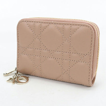 中古 ディオール 小銭入れ レディース ブランド Dior レディディオール ジップコインパース ベージュ USDCD119347011