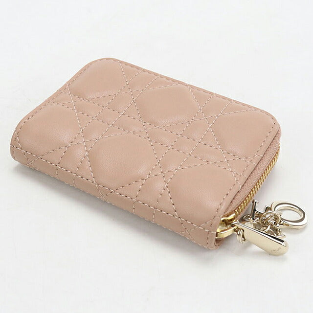中古 ディオール 小銭入れ レディース ブランド Dior レディディオール ジップコインパース ベージュ USDCD119347011