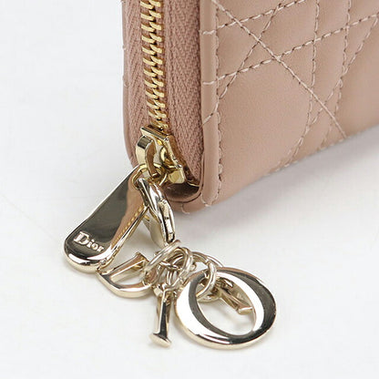 中古 ディオール 小銭入れ レディース ブランド Dior レディディオール ジップコインパース ベージュ USDCD119347011