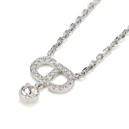 中古 ディオール ネックレス レディース ブランド Dior  プチCD N2890WOMCY シルバー アクセサリー USDCD119348011