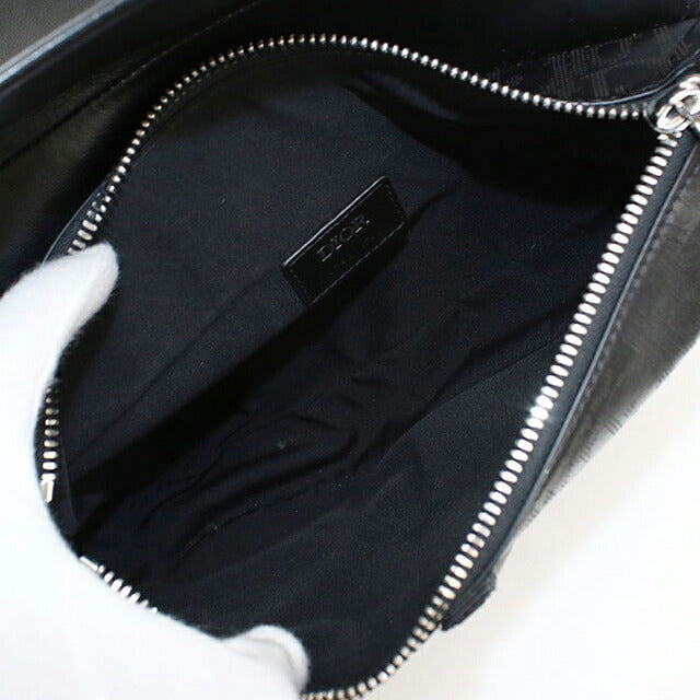 中古 ディオール ボディバッグ メンズ ブランド Dior サドル  1ADP0093VPI ブラック USDCD119365011