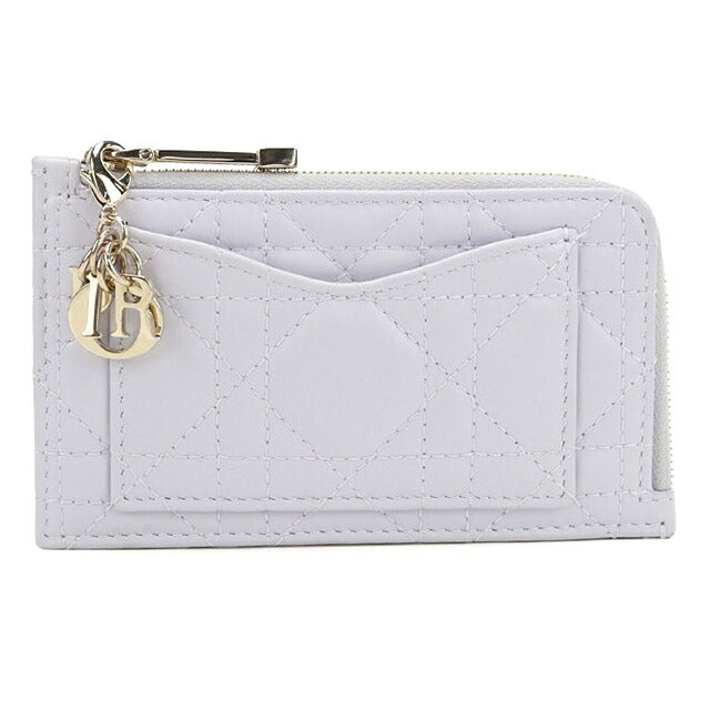 中古 ディオール コインケース コンパクト レディース ブランド Dior レディディオール コスモス ジップカードホルダー フラグメントケース S0965ONMJ USDCD119438011