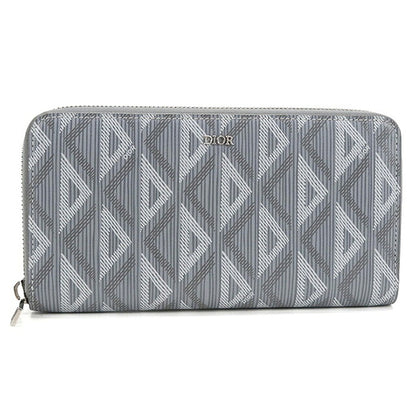 中古 ディオール 長財布ラウンドファスナー メンズ ブランド Dior CDダイヤモンド  2ESBC252DCO グレー USDCD119458011
