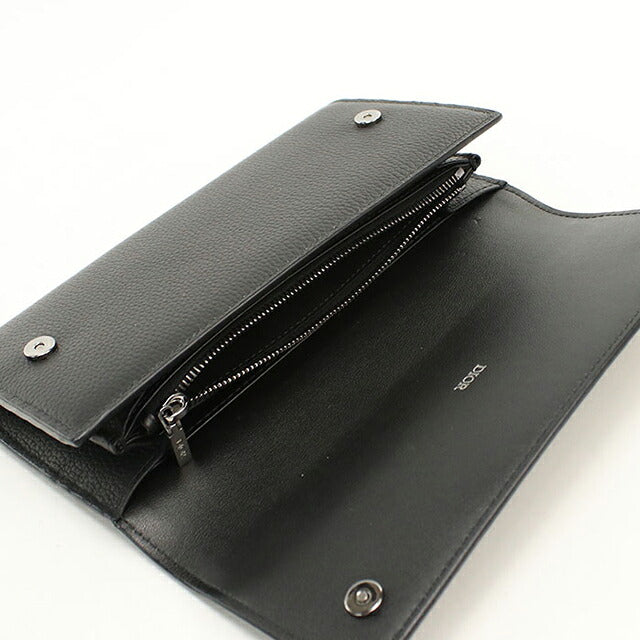 中古 ディオール 長財布二折 メンズ ブランド Dior CD Icon ロング フラップウォレット 2ICBC348IDC ブラック USDCD119547011