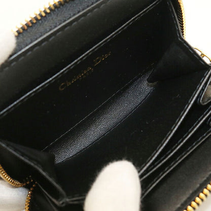中古 ディオール 小銭入れ レディース ブランド Dior ディオール カロ コインケース レザー ブラック USDCD120218011