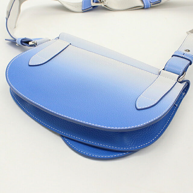 中古 ディオール ボディバッグ メンズ ブランド Dior サドル  レザー 1ADPO0095YMJ ブルー USDCD120274011
