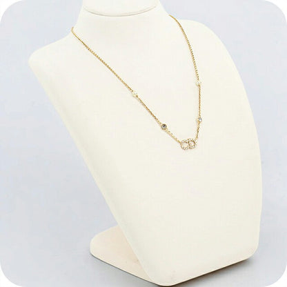 中古 ディオール ネックレス レディース ブランド Dior  Clair D Lune N3522WOMZI_D301 ゴールド アクセサリー USDCD120572011