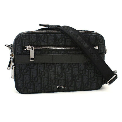 二手 Dior 斜挎包单肩包男士品牌 Dior Dior Oblique Safari 黑色 USDCD120618011