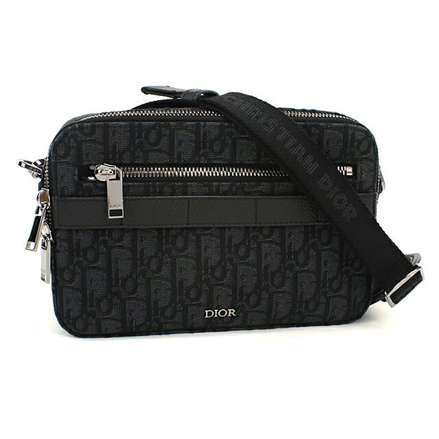 二手 Dior 斜挎包单肩包男士品牌 Dior Dior Oblique Safari 黑色 USDCD120618011