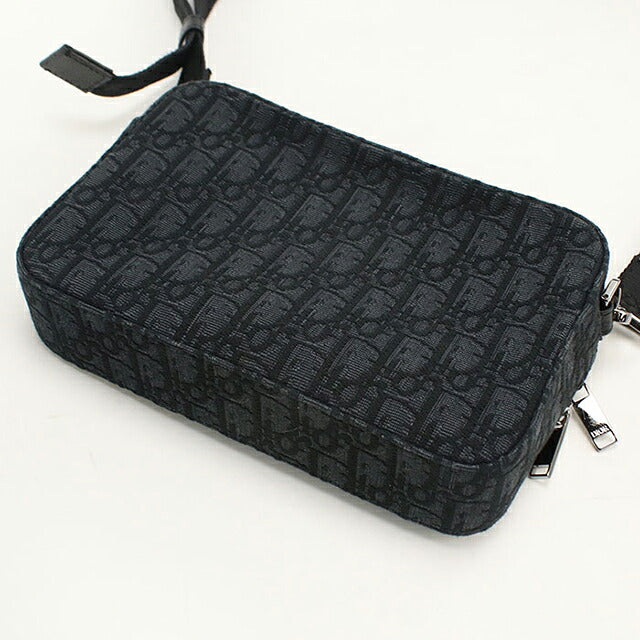 二手 Dior 斜挎包单肩包男士品牌 Dior Dior Oblique Safari 黑色 USDCD120618011