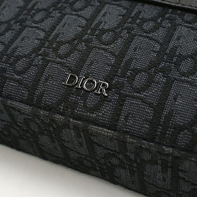 二手 Dior 斜挎包单肩包男士品牌 Dior Dior Oblique Safari 黑色 USDCD120618011