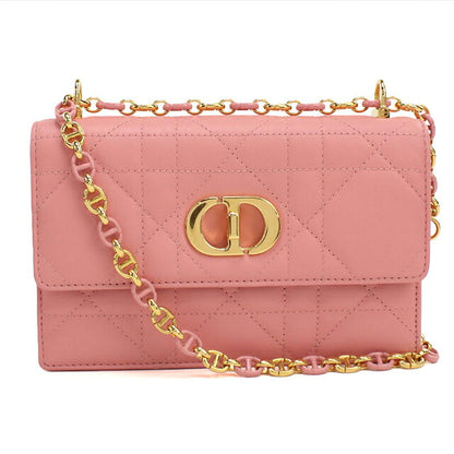 中古 ディオール ショルダーバッグ レディース ブランド Dior ミス カロ ミニバッグ S5169UDAX ピンク USDCD120979011
