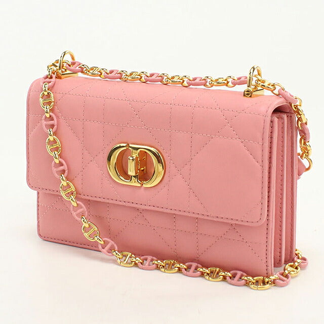 中古 ディオール ショルダーバッグ レディース ブランド Dior ミス カロ ミニバッグ S5169UDAX ピンク USDCD120979011