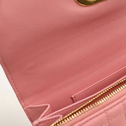 中古 ディオール ショルダーバッグ レディース ブランド Dior ミス カロ ミニバッグ S5169UDAX ピンク USDCD120979011
