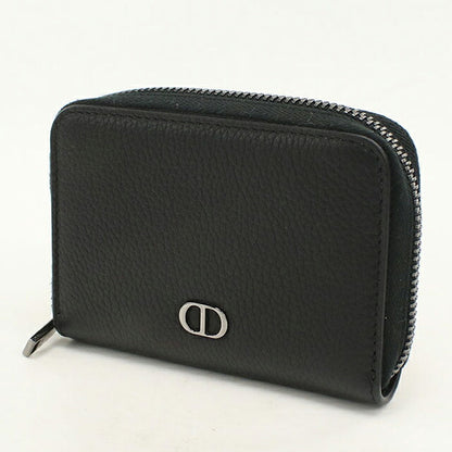 中古 ディオール 小銭入れ メンズ ブランド Dior CD Icon ジップ コインケース ブラック USDCD121303011