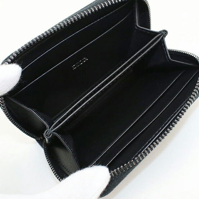 中古 ディオール 小銭入れ メンズ ブランド Dior CD Icon ジップ コインケース ブラック USDCD121303011