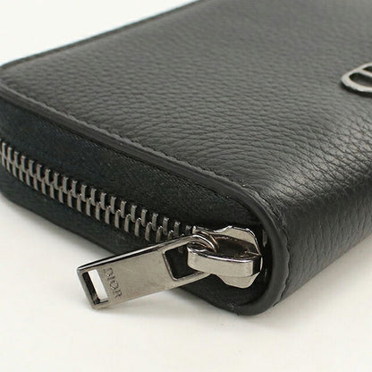 中古 ディオール 小銭入れ メンズ ブランド Dior CD Icon ジップ コインケース ブラック USDCD121303011